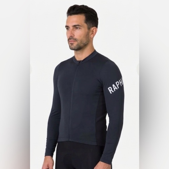 Rapha Other - NWT Rapha Pro Team Cycling Jersey Men's Large Black Long Sleeve Lightweight